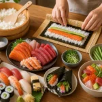 سوشی خانگی ژاپنی؛ راهنمای کامل برای مبتدی‌ها