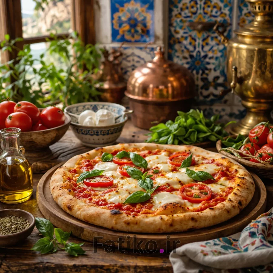 طرز تهیه پیتزا مارگریتا با مواد اولیه ایرانی؛ ساده، خوشمزه و حرفه‌ای