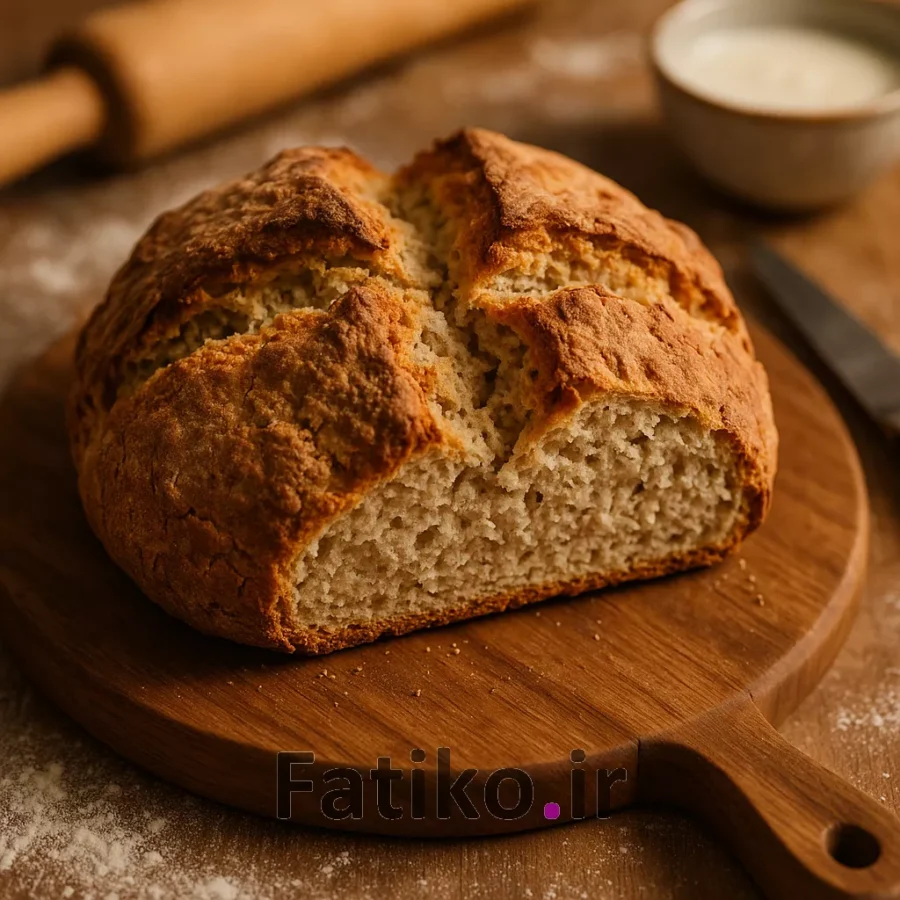 دستور پخت نان خانگی بدون خمیرمایه