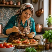 بروسکتای خانگی با مواد اولیه ایرانی؛ یک پیش‌غذای شیک و آسان
